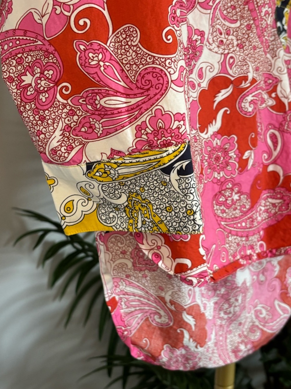 J. Crew Pink Red Paisley Button-Up - Picture 5 of 16